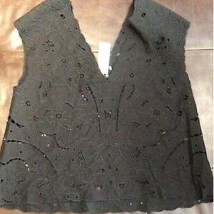 Aritzia Babaton Black Lloyd Blouse XS